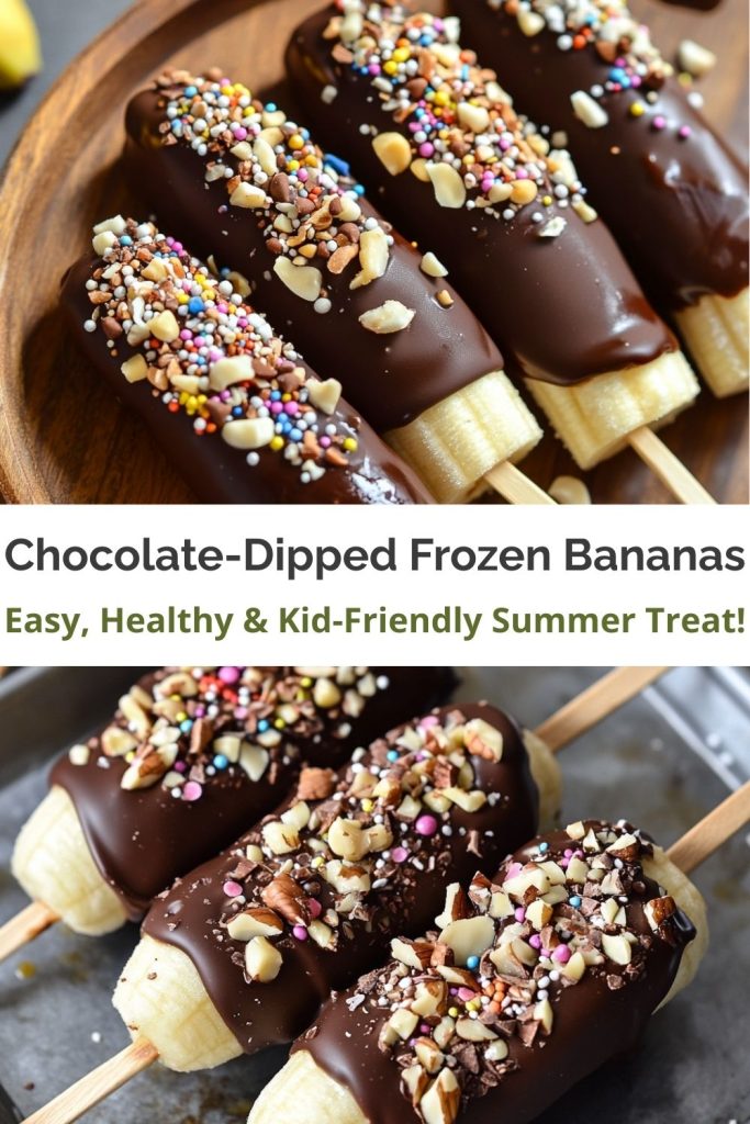 Chocolate-Dipped Frozen Bananas