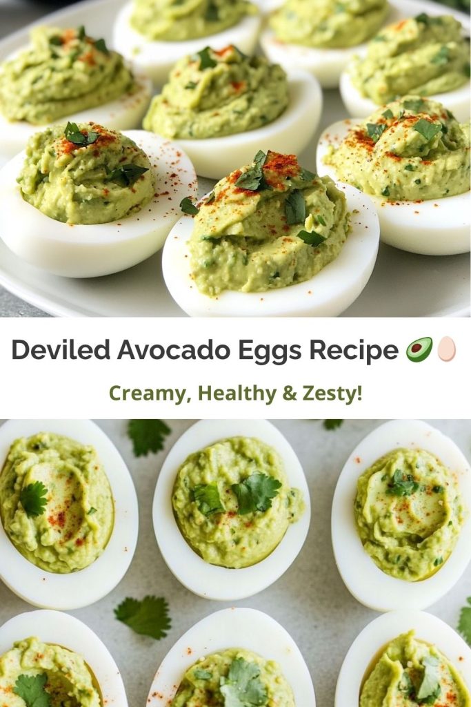 Deviled Avocado Eggs