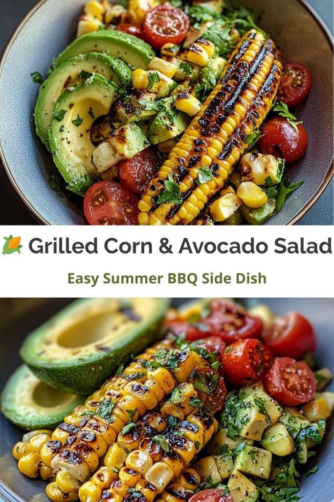 Grilled Corn & Avocado Salad