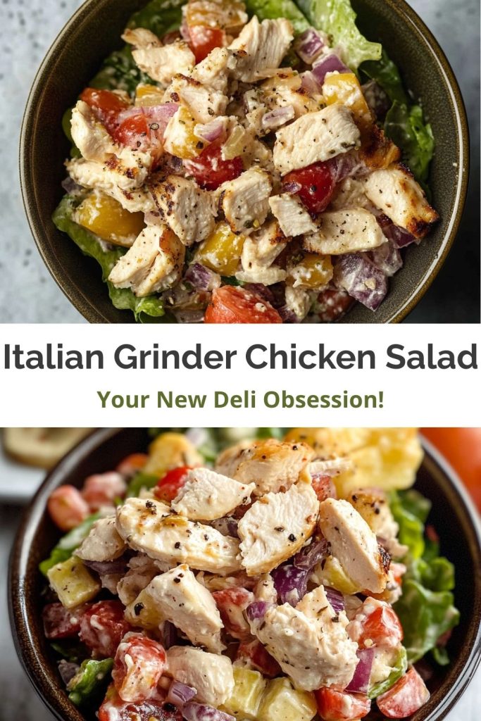 Italian Grinder Chicken Salad