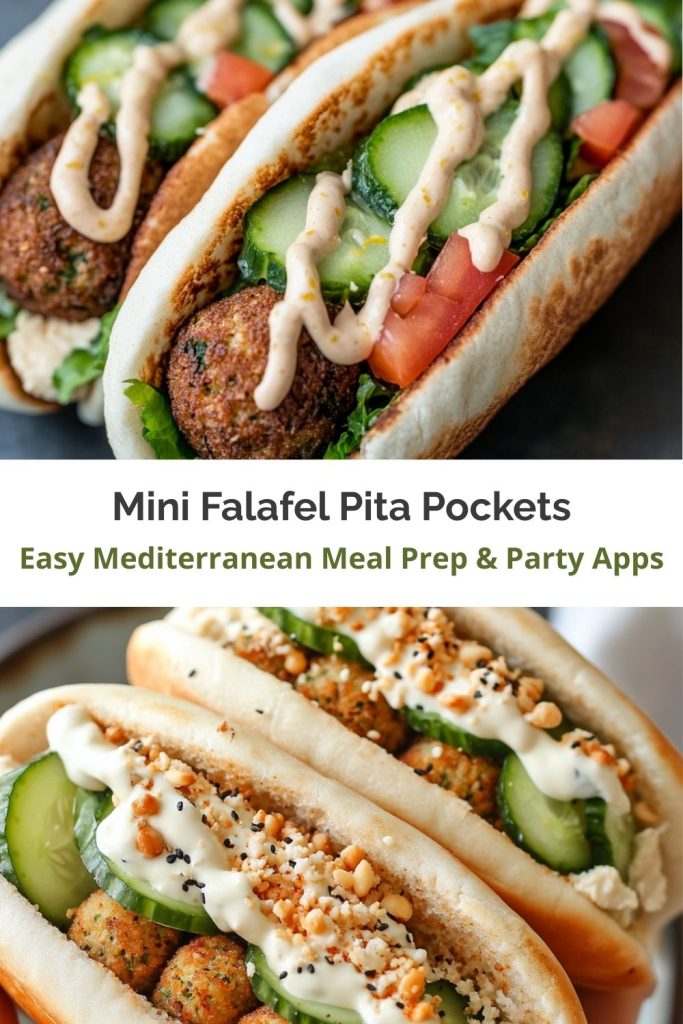 Mini Falafel Pita Pockets