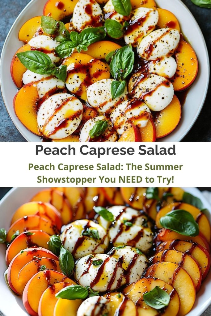 Peach Caprese Salad