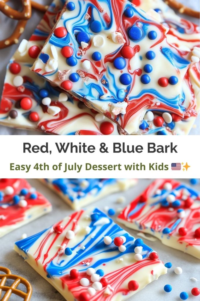 Red, White & Blue Bark