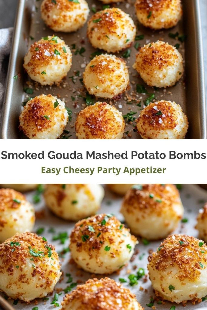 Smoked Gouda Mashed Potato Bombs