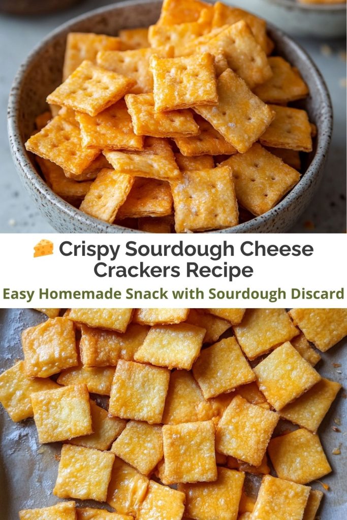 Sourdough Cheese Crackers