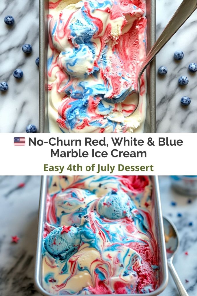 Super Easy Marble Ice Cream