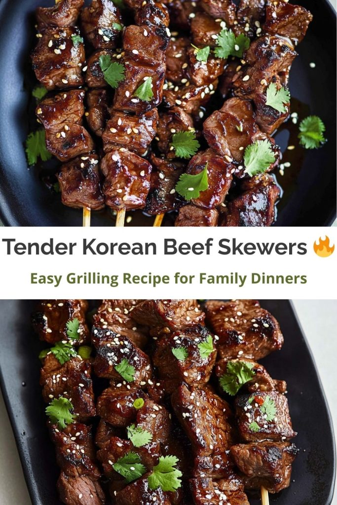 Korean Beef Skewers