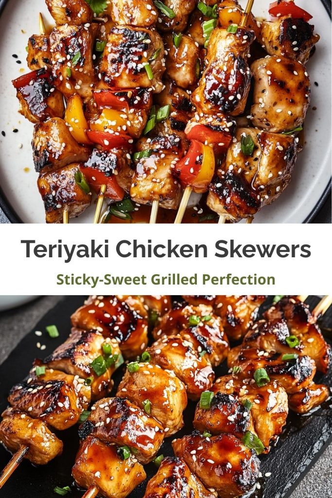 Teriyaki Grilled Chicken Skewers