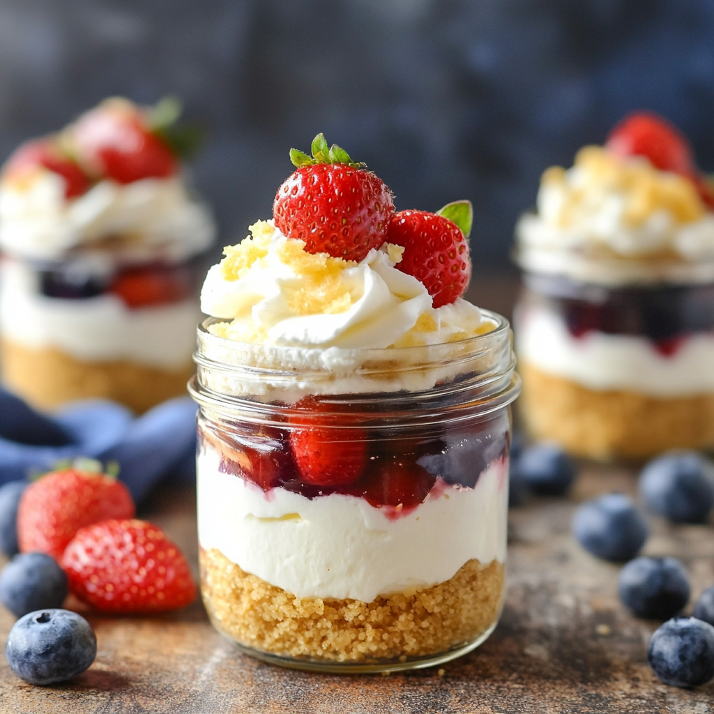 No-Bake Cheesecake Jars