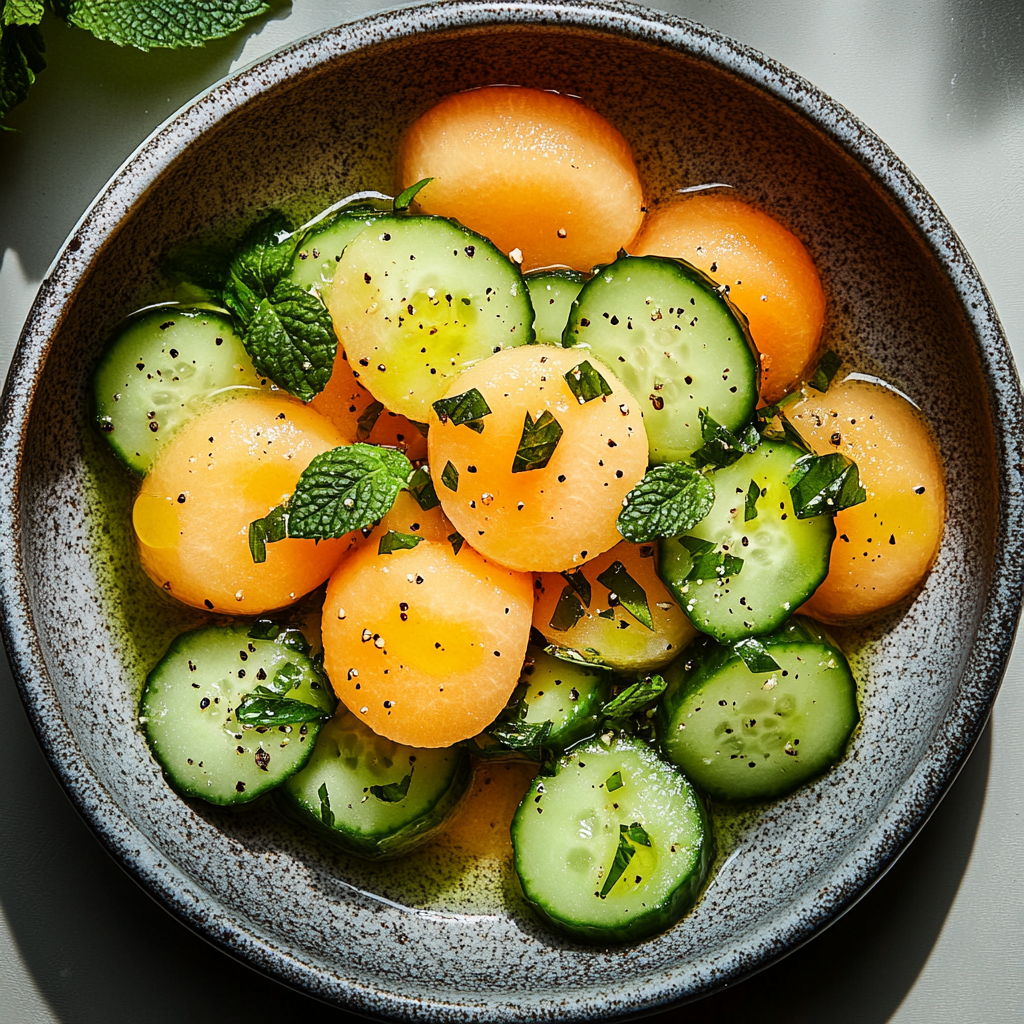 Cucumber Melon Salad