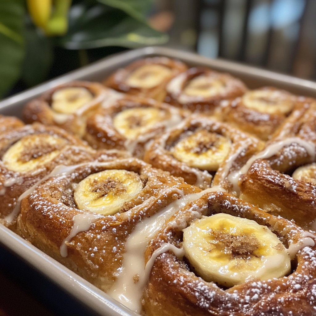 Banana Bread Cinnamon Rolls