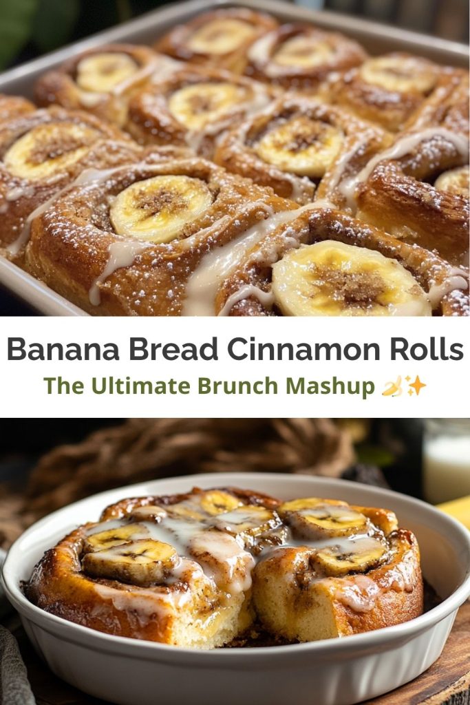 Banana Bread Cinnamon Rolls