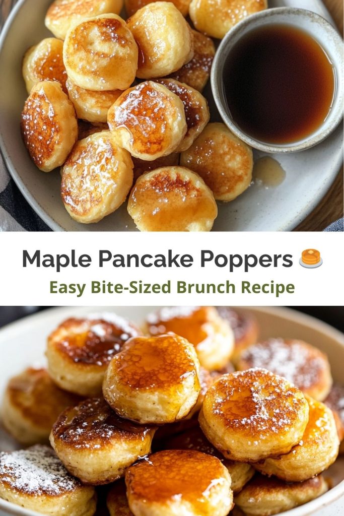 Maple Pancake Poppers