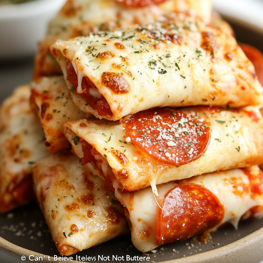 Low-Calorie Pizza Rolls (3-Ingredient Hack!)