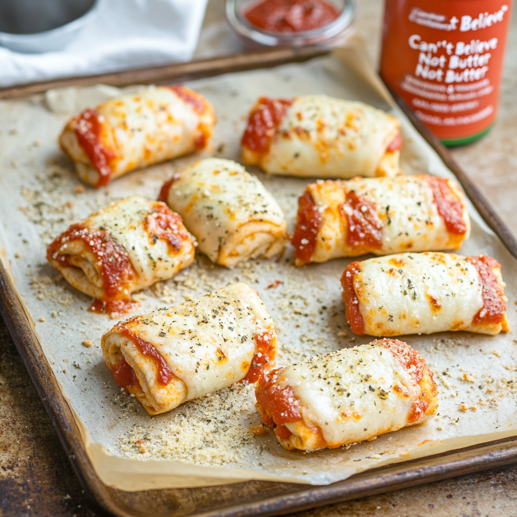 Low-Calorie Pizza Rolls (3-Ingredient Hack!)